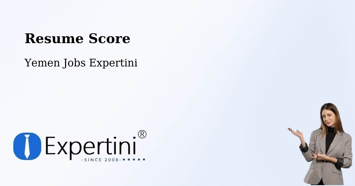 Resume Score & Job Description Match Tool – Dhi Na'Im - Yemen Jobs Expertini